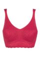 Women's 1 Pack Sloggi Zero Feel Bliss Bralette - Berry