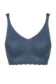 Women's 1 Pack Sloggi Zero Feel Bliss Bralette - Smoky Blue