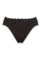 Women's 1 Pack Sloggi Zero Feel Bliss High Leg Briefs - Black