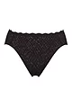 Women's 1 Pack Sloggi Zero Feel Bliss High Leg Briefs - Black