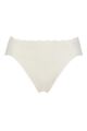 Women's 1 Pack Sloggi Zero Feel Bliss High Leg Briefs - Silk White