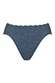 Women's 1 Pack Sloggi Zero Feel Bliss High Leg Briefs - Smoky Blue