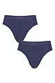 Mens 2 Pair Sloggi EVER Ease Briefs - Deep Cobalt