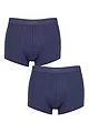 Mens 2 Pair Sloggi EVER Ease Hipster Trunks - Deep Cobalt