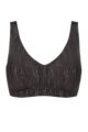 Women's 1 Pack Sloggi ZERO Feel 2.0 Festive Bralette - Black