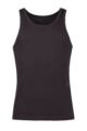 Mens 1 Pack Sloggi SLG Baselayer Tank Top - Charcoal