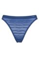 Womens 1 Pack Sloggi FREE evolve String Lace Thong - Blue Sapphire