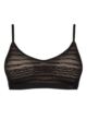 Womens 1 Pack Sloggi FREE Evolve Lace Push-Up Bra - Black