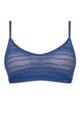 Womens 1 Pack Sloggi FREE Evolve Lace Push-Up Bra - Blue Sapphire