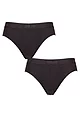Mens 2 Pack Sloggi SLG Baselayer Briefs - Charcoal