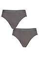 Mens 2 Pack Sloggi SLG Baselayer Briefs - Shiver