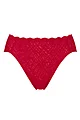 Women's 1 Pack Sloggi ZERO Feel Bliss Festive High Leg Briefs - Shanghai Red