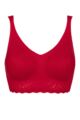Women's 1 Pack Sloggi ZERO Feel Bliss Festive Bralette - Shanghai Red