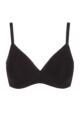 Women's 1 Pack Sloggi Zero Feel Pure THE UP Push Up Bra - Black