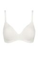 Women's 1 Pack Sloggi Zero Feel Pure Push Up Bra - Silk White