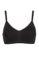 Women's 1 Pack Sloggi Zero Feel Pure Soft Bra - Black