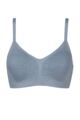 Women's 1 Pack Sloggi Zero Feel Pure Soft Bra - Liberty Blue