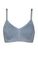 Women's 1 Pack Sloggi Zero Feel Pure Soft Bra - Liberty Blue