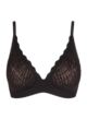 Women's 1 Pack Sloggi Zero Feel Bliss Push Up Bra - Black