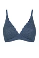 Women's 1 Pack Sloggi Zero Feel Bliss THE UP Push Up Bra - Smoky Blue