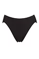 Women's 1 Pack Sloggi Zero Feel Pure High Leg Briefs - Black