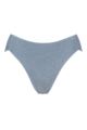 Women's 1 Pack Sloggi Zero Feel Pure High Leg Briefs - Liberty Blue