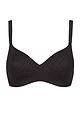 Women's 1 Pack Sloggi Zero Feel Bliss THE UP T-Shirt Bra - Black