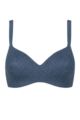 Women's 1 Pack Sloggi Zero Feel Bliss THE UP T-Shirt Bra - Smoky Blue