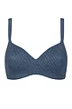 Women's 1 Pack Sloggi Zero Feel Bliss THE UP T-Shirt Bra - Smoky Blue