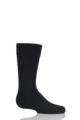 Boys and Girls 1 Pair Falke Comfort Wool Plain Socks - Black