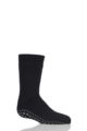 Boys And Girls 1 Pair Falke Catspads Slipper Socks - Black