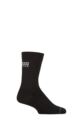 Mens and Women's 1 Pair 1000 Mile Double Layer Repreve Socks - Black
