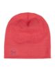 1 Pack Midweight Merino Wool BUFF Hat - Cranberry Red