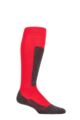 Boys and Girls 1 Pair Falke Active Ski Knee High Wool Blend Socks - Fire