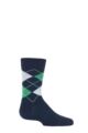 Boys and Girls 1 Pair Falke Cotton Argyle Socks - Navy