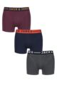 Mens 3 Pack Jack & Jones Lichfield Boxer Shorts - Assorted