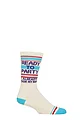 Gumball Poodle 1 Pair Ready to Party I Already Took My Nap Cotton Socks - Multi