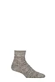 Mens 1 Pair Falke Homepads Cotton Grip Sole House Socks - Silver
