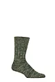 Mens 1 Pair Falke Brooklyn Organic Cotton Heavy Weight Socks - Deep Green