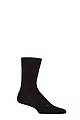 Mens 1 Pair Falke Stabilizing Wool Everyday Socks - Black