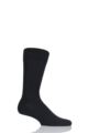 Mens 1 Pair Falke Cool 24/7 Cotton Socks - Black