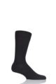 Mens 1 Pair Falke Cool 24/7 Cotton Socks - Anthracite Melange