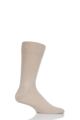 Mens 1 Pair Falke Cool 24/7 Cotton Socks - Sand