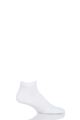 Mens 1 Pair Falke Cool 24/7 Cotton Sneaker Socks - White