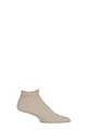 Mens 1 Pair Falke Cool 24/7 Cotton Sneaker Socks - Sand