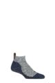 Mens 1 Pair Falke Lodge Homepad Cotton Socks with Grips - Storm