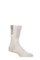 Mens and Women's 1 Pair BUFF Run COOLNET® Crew Length Socks - White