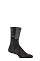 Mens and Women's 1 Pair BUFF Run COOLNET® Crew Length Socks - Black