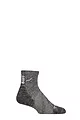 Mens and Women's 1 Pair BUFF Run Hike DRYFLX® Quarter Length Socks - Light Grey