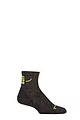 Mens and Women's 1 Pair BUFF Run Hike DRYFLX® Quarter Length Socks - Black
